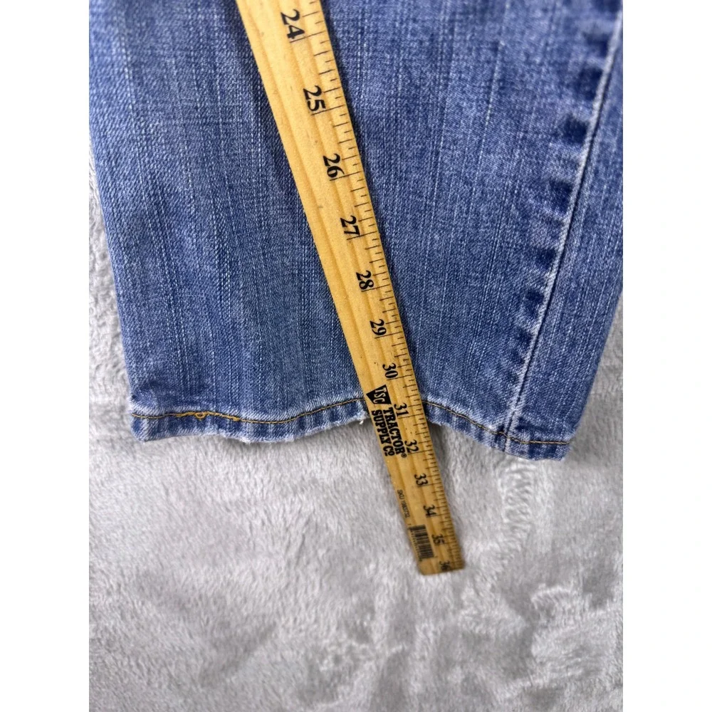 Levis 527 Mens W32 L30 Low Boot Cut Jeans Blue Denim Medium Wash Y2K